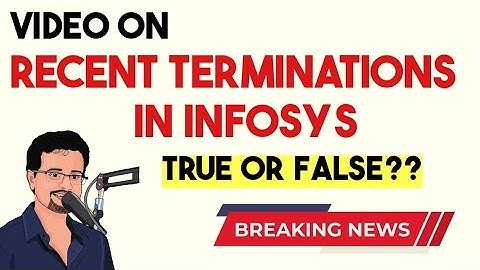 Recent Terminations in Infosys || @Frontlinesmedia
