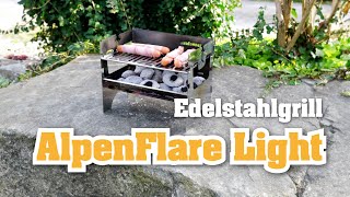 Steckbarer Campinggrill Alpenflare Light Von Outdoorer