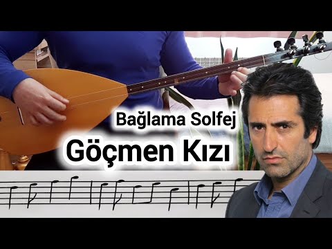 Göçmen Kızı Solfej Saz Notalari - Mahsun Kırmızıgül | Bağlama Dersi