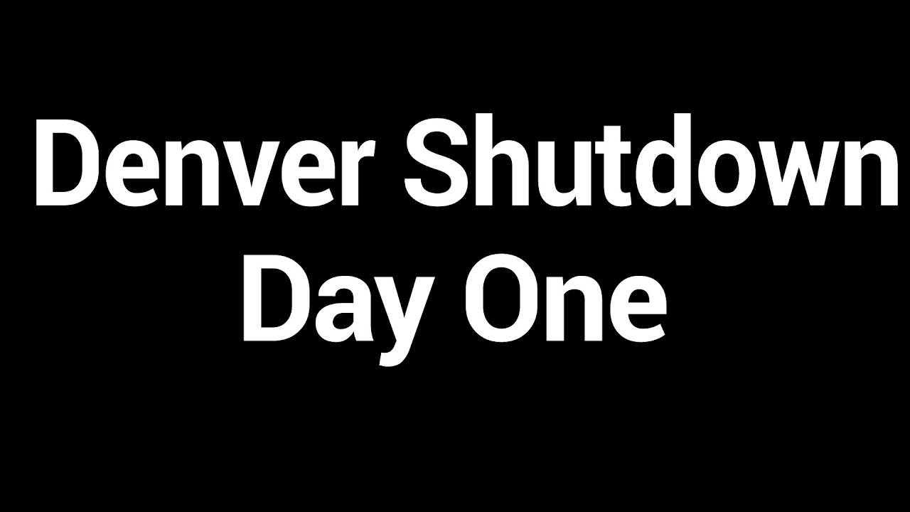 Coronavirus Denver Shutdown Day One YouTube