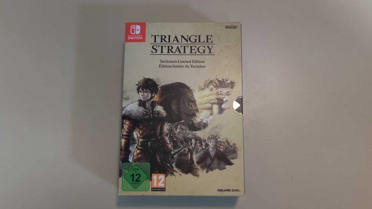 Triangle Strategy Collector Edition Nintendo Switch Unboxing Video