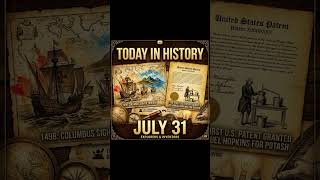 Today in History July 31st #history #historyminute #onthisday #onthisdayinhistory  #historyevents