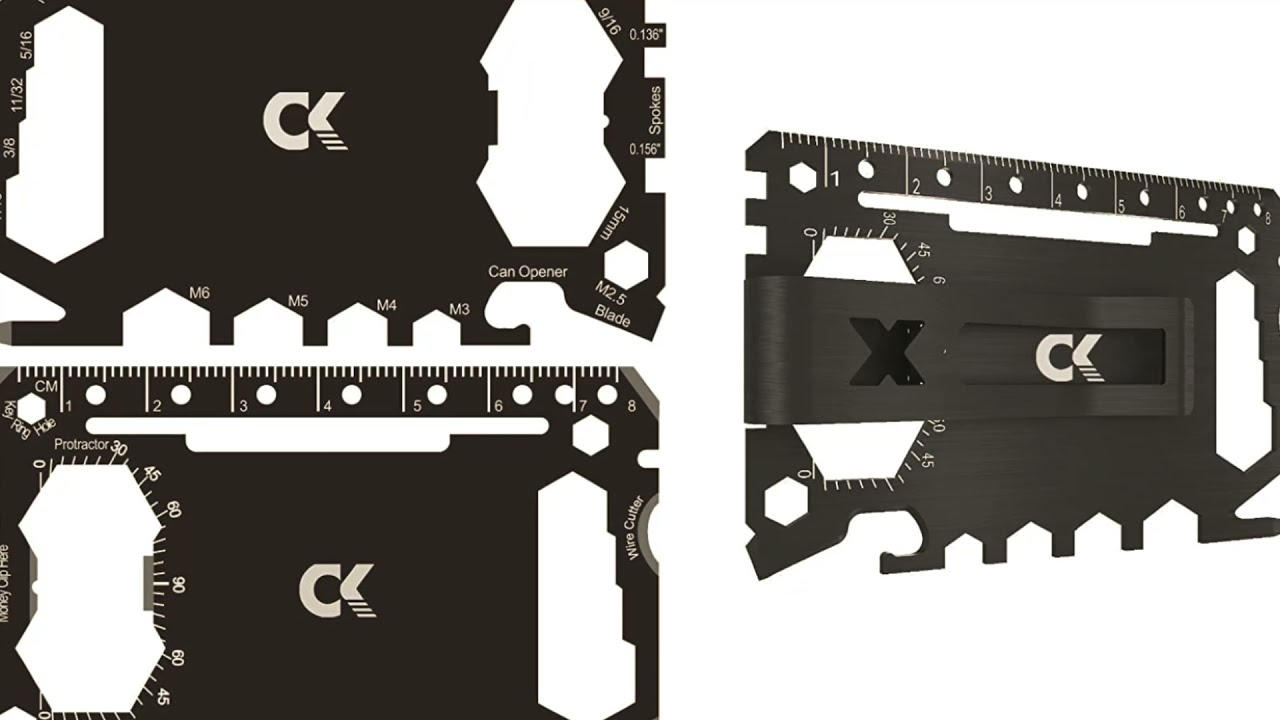 Credit Card Multitool - 46 in 1 Multipurpose Pocket Tool Card Pro.