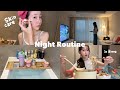 Night Routine🌙🛋️韓国で暮らす日本人🏡🇰🇷夏に向けてダイエット中のナイトルーティン🌃 ݁₊おすすめスキンケアも紹介🫧