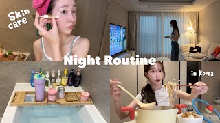 Night routine🌙🛋️韓国で暮らす日本人🏡🇰🇷夏に向けてダイエット中のナイトルーティン🌃 ݁₊おすすめスキンケアも紹介🫧 screenshot 3