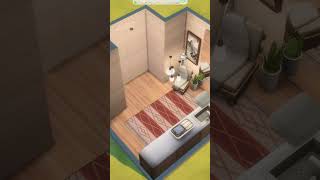 Zen Modern Laundry Room: The Sims 4 Room Building #Shorts #Shorts28