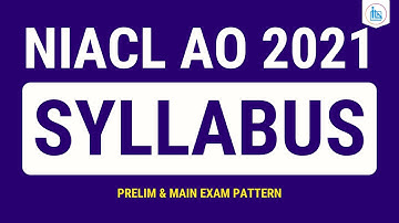 NIACL AO 2021 Syllabus | Government Job | NIACL AO 2021 Prelims and Mains Exam Updated Syllabus