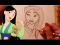 How to Draw MULAN from Disney's Mulan - @DramaticParrot