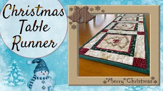 Sew a Cozy Christmas Table Runner: Easy Step-by-Step Tutorial | The Sewing Room Channel
