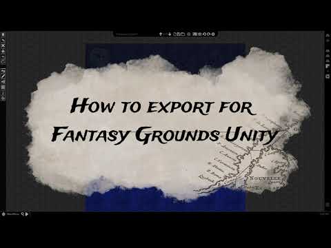 Fantasy Grounds Unity map export