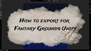 Fantasy Grounds Unity map export