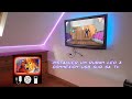 Comment installer un ruban led usb sur sa tv  led light strip installer un ruban led multicolore