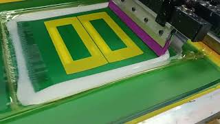 Fully automatic screen printing