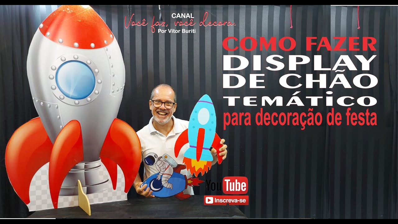 PASSO A PASSO DE COMO FAZER UM DISPLAY DE CHÃO TEMÁTICO COM MDF PARA DECORAÇÃO DE FESTA