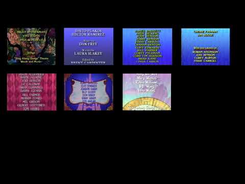 Disney Sing Along Songs Credits Comparison