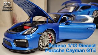 Schuco - Porsche Cayman GT4 - 1/18 Diecast - In Depth Review