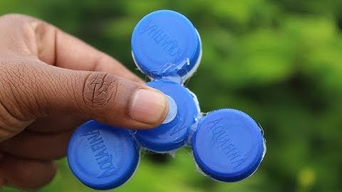 How To Make A Fidget Spinner Out Of Bottle Caps. WITHOUT BEARINGS.
