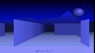 AMIGA WALLS By Mats Knip v1.7 LIKE WOLFENSTEIN 3D without texture mapping OF Aminet Games CDROM GTI
