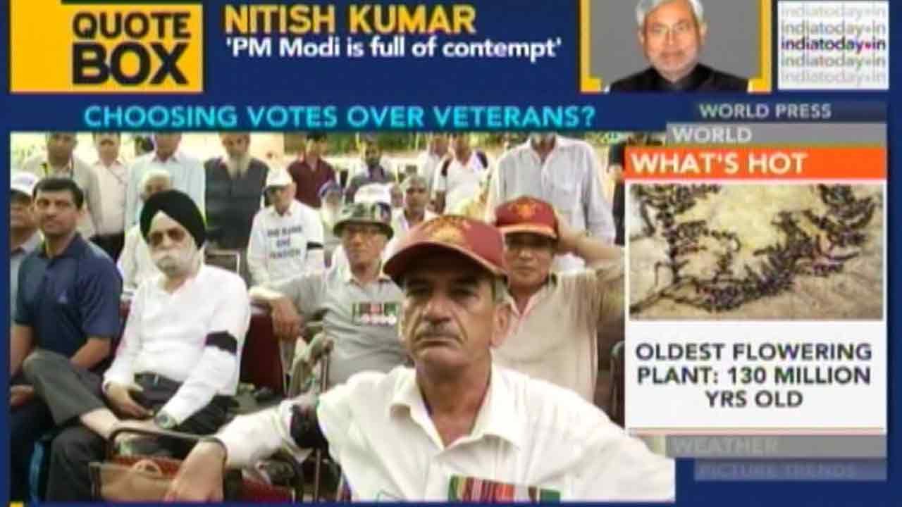 War Veterans Agree Not To Escalate OROP Protest Under One Condition
