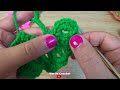 HOJA MONSTRUO  Tejidas a Crochet Planta Monstera