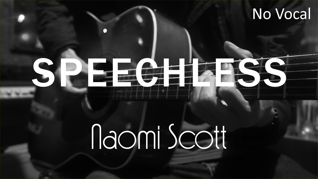 Speechless - Naomi Scott ( Acoustic Karaoke ) From Aladdin