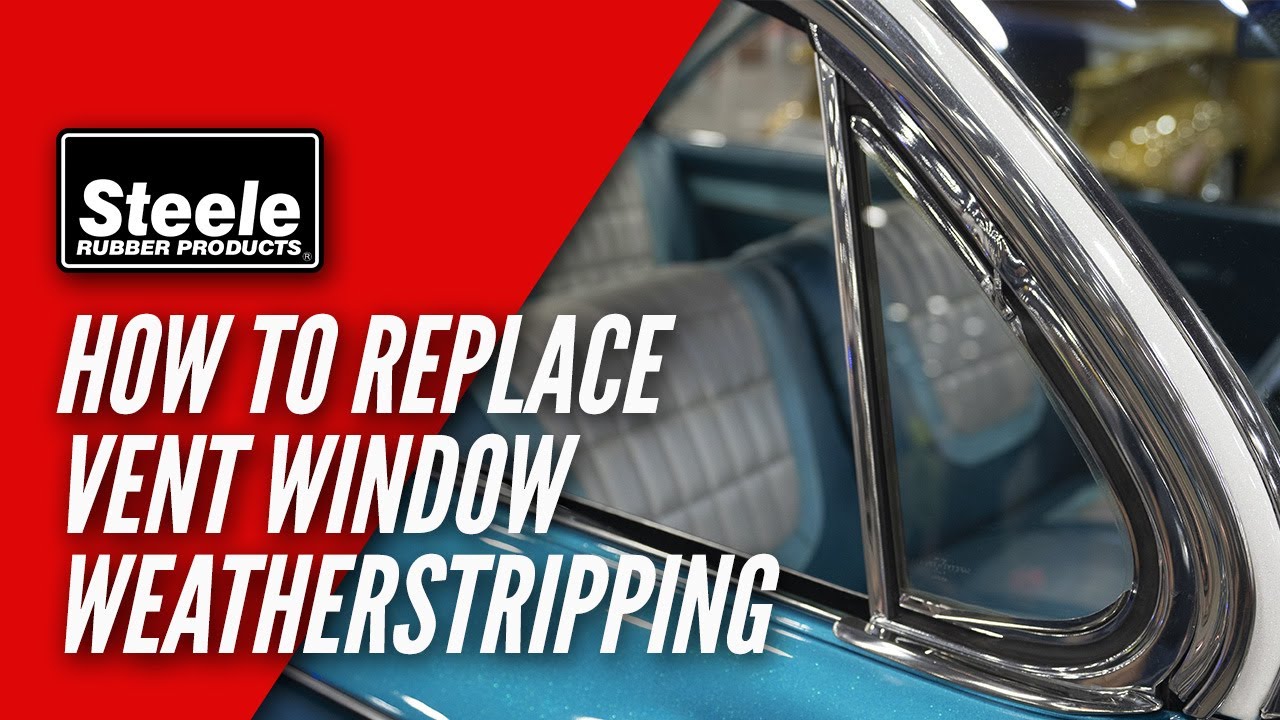 How To Replace Vent Window Weatherstripping Youtube
