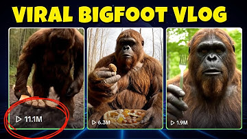 How to Make a Viral Bigfoot  Vlog Video with AI in 2025(ChatGPT + Google Veo 3 + CapCut)