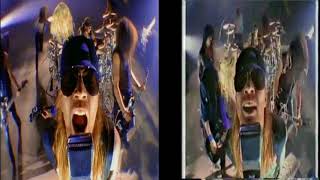 Guns n Roses - Garden Of Eden Original Video vs MTV Video