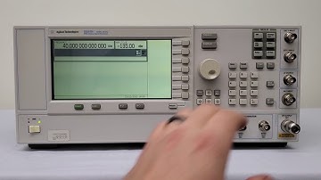 Agilent / Keysight E 8257 N PSG Analog Sweep Signal Generator (A# 58101)