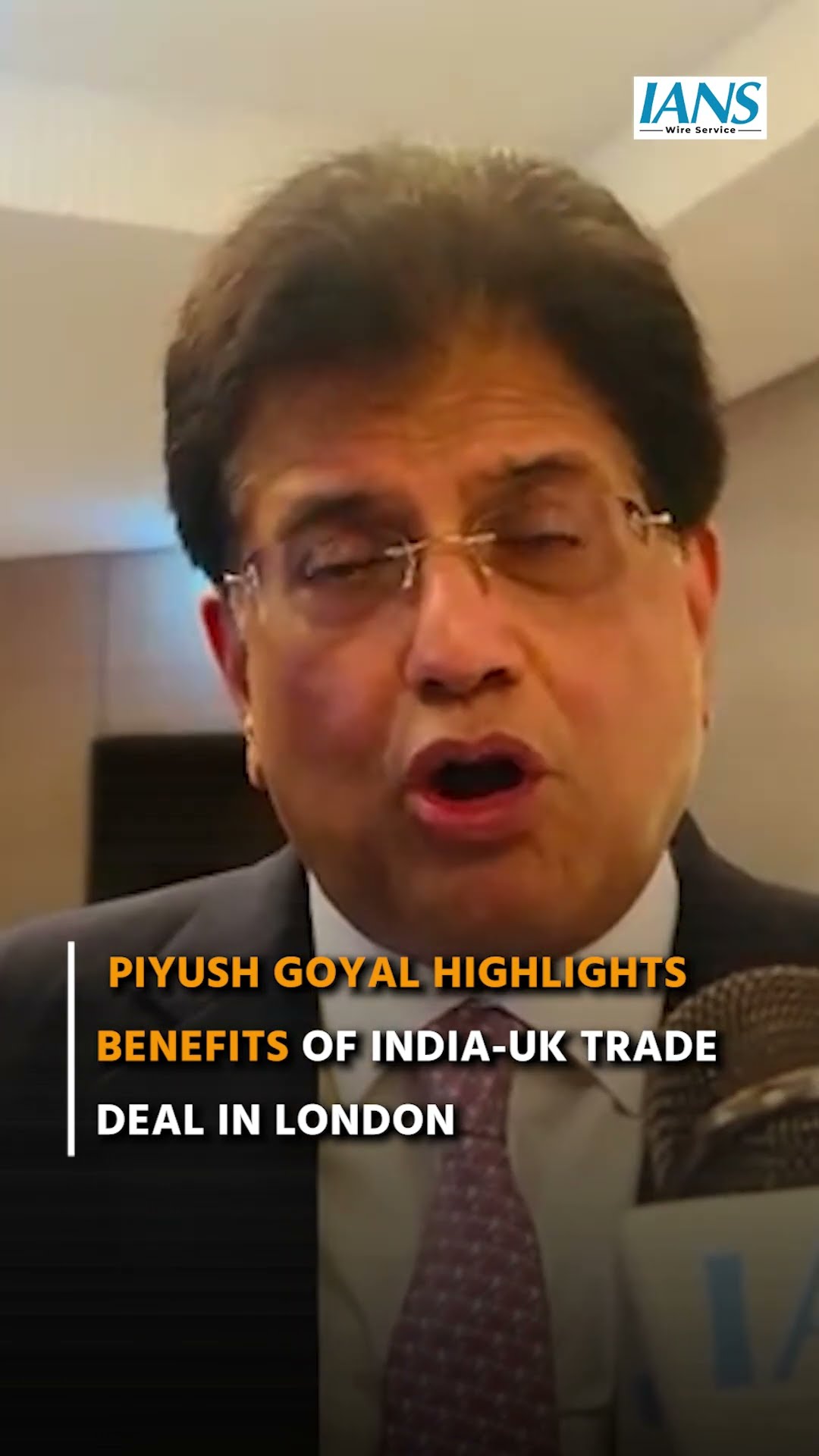 Piyush Goyal Highlights Benefits of India-UK Trade Deal in London