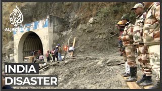 India: Rescuers struggle to find missing after glacier collapse