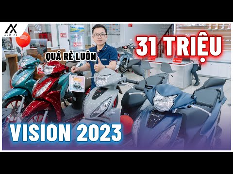 Video Honda Vision 2023 Siêu Rẻ Cận Tết và Sau Tết | Nên mua... - youtube