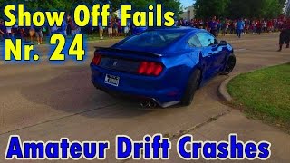 Show Off Fails #24 - From the life of amateur drifters - Drift crashes