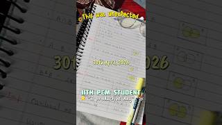11th Pcm student 💗 *PRODUCTIVE STUDY Vlog *| #viral #shorts #class11 #minivlog #adayinmylife