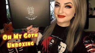Oh My Goth -  Monthly Subscription Box Unboxing - July 2021