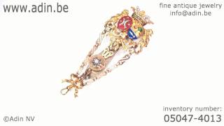 Royal Heraldic Chatelaine With Clip 05047-4013