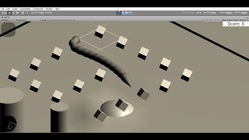 Interactive UI using Tobii eye tracker with improved snake movement in Unity