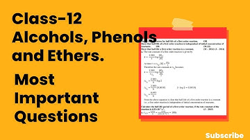 Chemistry 2nd Puc Alcohol,Phenols,Ethers most important questions🔥 2025#chemistry#chemistryexam