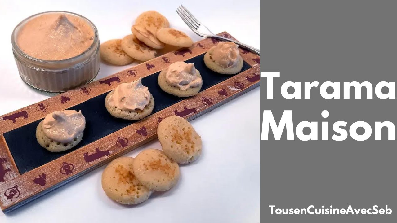 RECETTE de TARAMA MAISON Tous en cuisine avec Seb