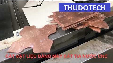 CẮT TẤM ĐỒNG CNC BẰNG MÁY CẮT TIA NƯỚC - THỦ ĐÔ TECH