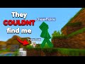 We played hide and seek as animals in minecraft