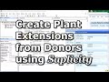 Saplicity: Create Plant Extensions from Donors