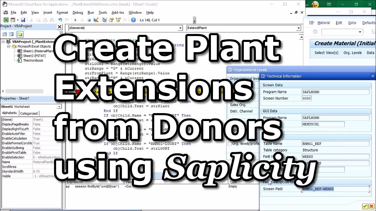 Saplicity: the Free Excel-based SAP Data Automation Suite | SAPLSMW.com