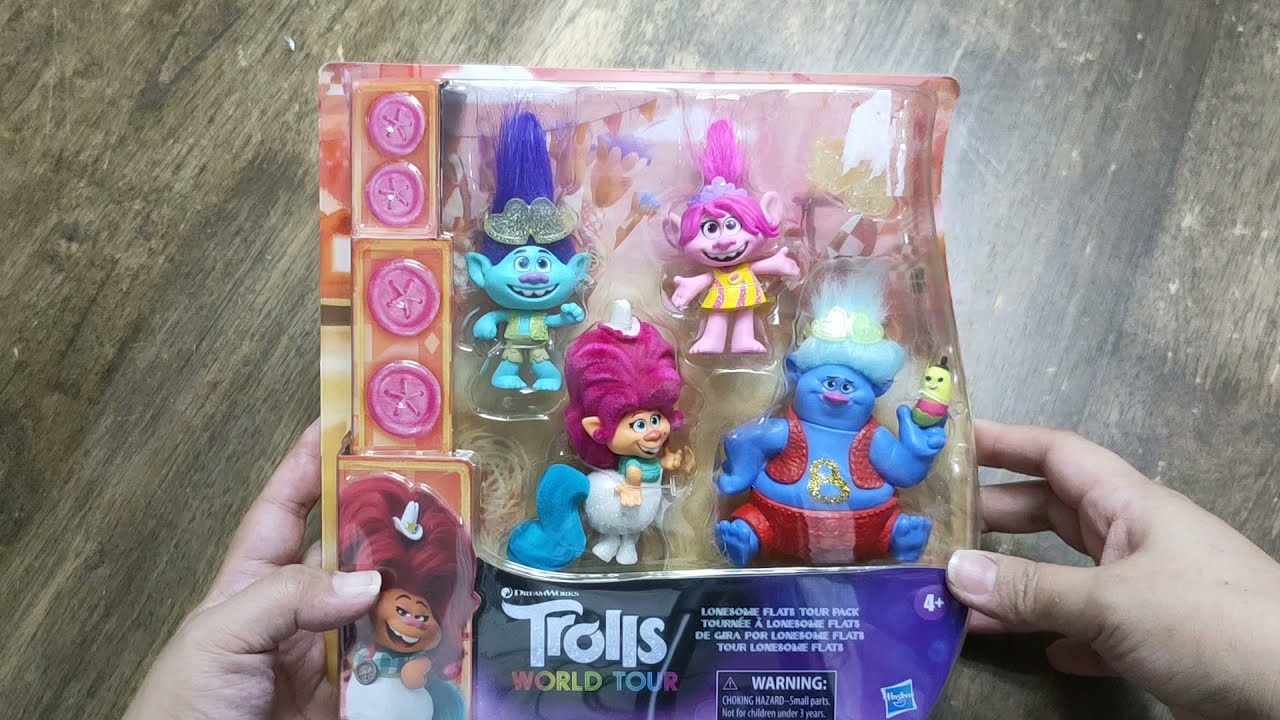 Trolls World Tour Lonesome Flats Mini Figure Collection Pack