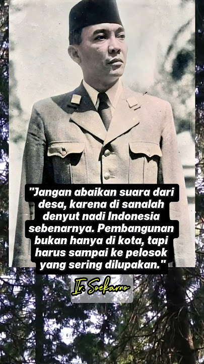 Bangunlah Desa, Maka Bangkitlah Indonesia! | Ir Soekarno #shorts