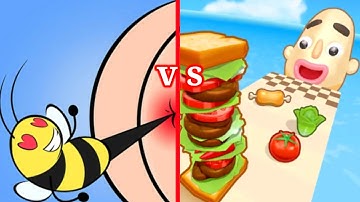 Sandwich Runner game Story new 🤑🎯🆚 help me tricky puzzle game new 2024 🤮🥶👿