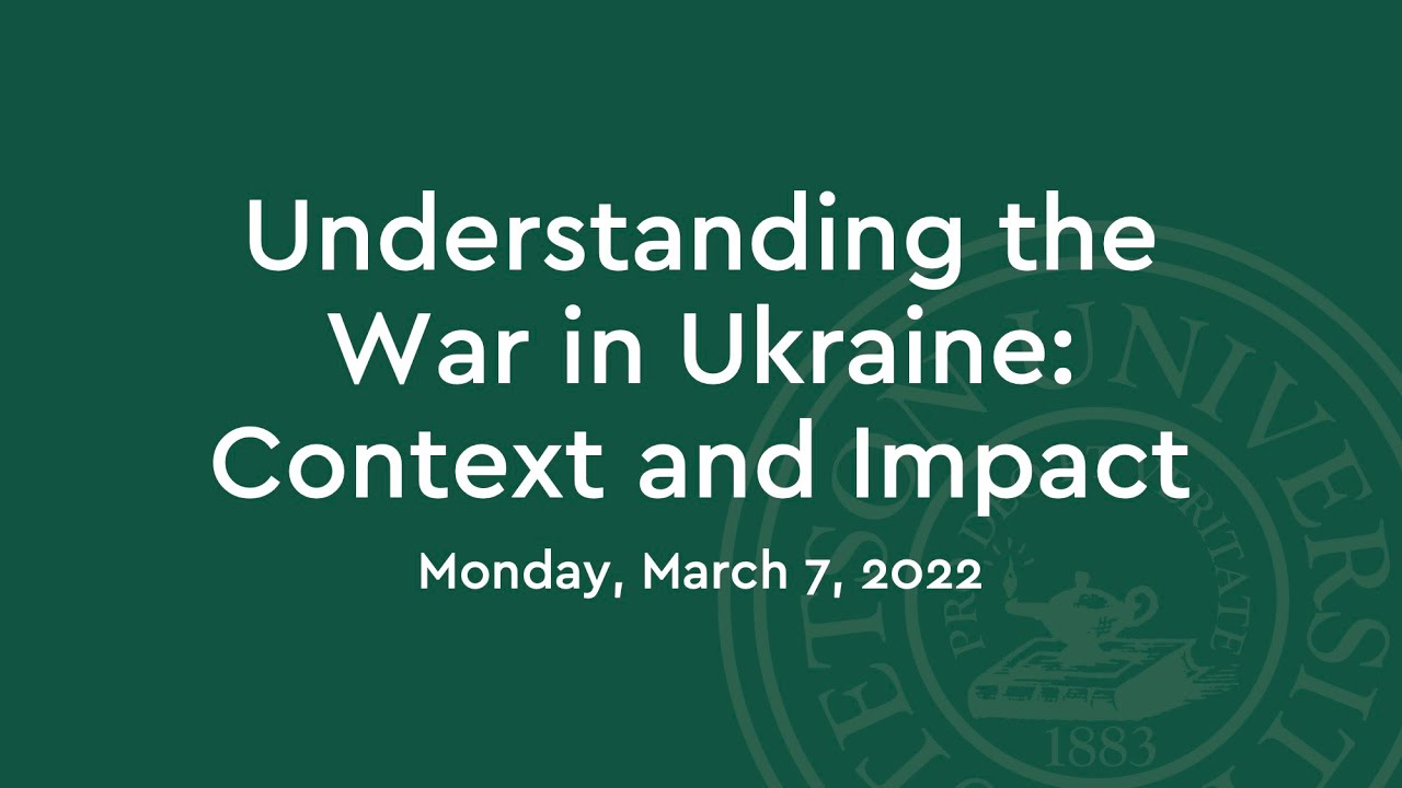 VIU Lecture  The Long Road to the War in Ukraine: Between