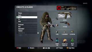 My Custom Classes - Call of Duty Black Ops R0K