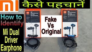 Mi Fake Vs Original Dual driver wired earphone