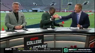 Rece Davis discussing the meaning of Jalen Milroe's LANK